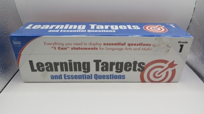 Learning Targets and Essential Questions Gr 1 Cards New Sealed Math & L. Arts