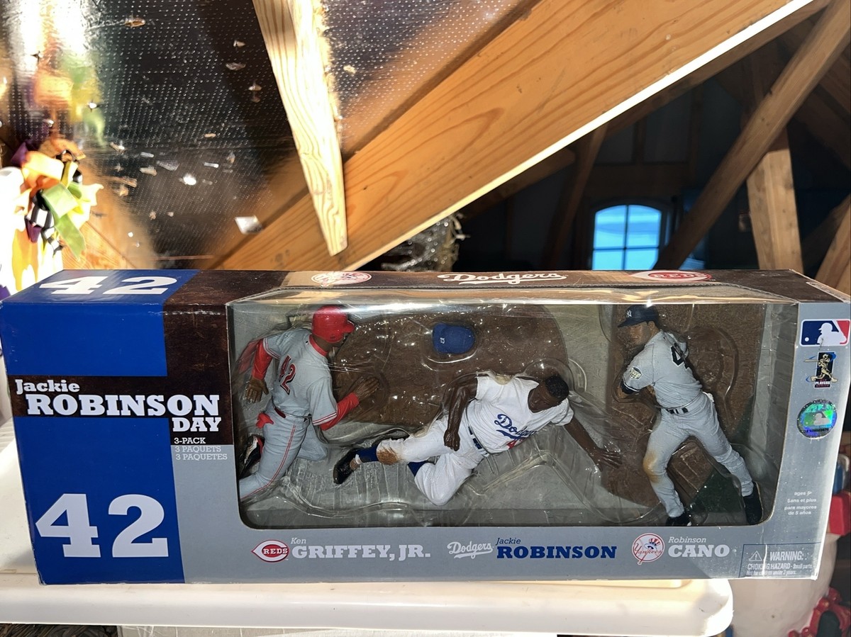 NEW McFarlane Toys MLB Jackie Robinson Day 3-Pack 42 Ken Griffey