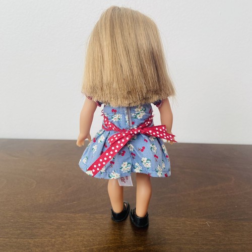 Emily Mini Doll American Girl 6” Box Book Shoes Meet Dress Stand Retired - Picture 9 of 10