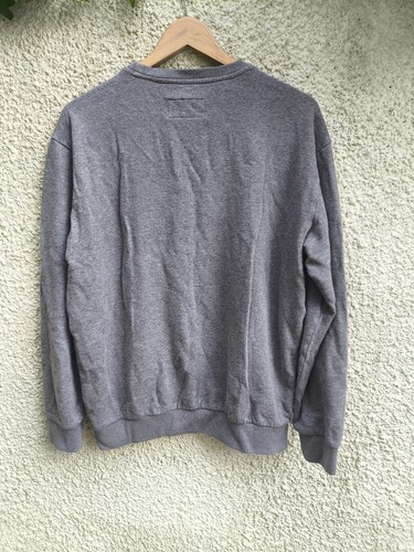Armani Jeans Grey Comfort Crew Neck Long Sleeve Jumper Uk Men's Size L - Picture 6 of 7