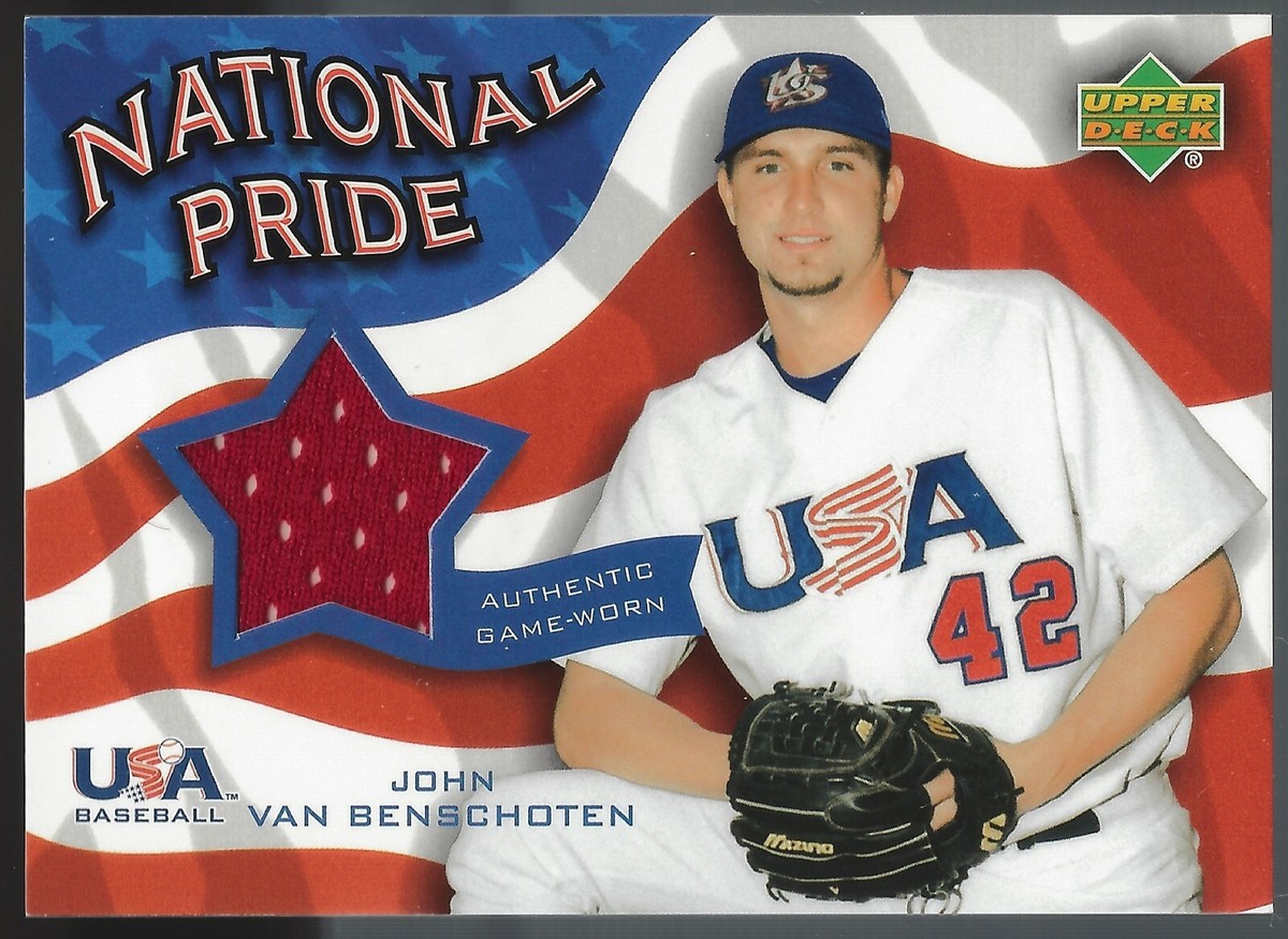 John Van Benschoten 2004 Upper Deck National Pride Memorabilia Jsy