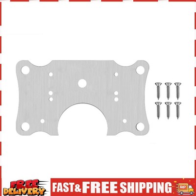 Hinge Repair Plate with Mounting Screws Set Foldable Table Cabinet Window Door S