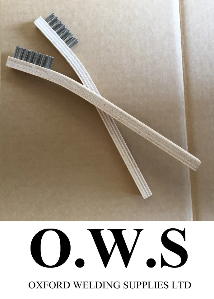 OWS52 2 X Stainless Steel Wire Brushes FOR Aluminium Welding Low Temp Durafix Easyweld