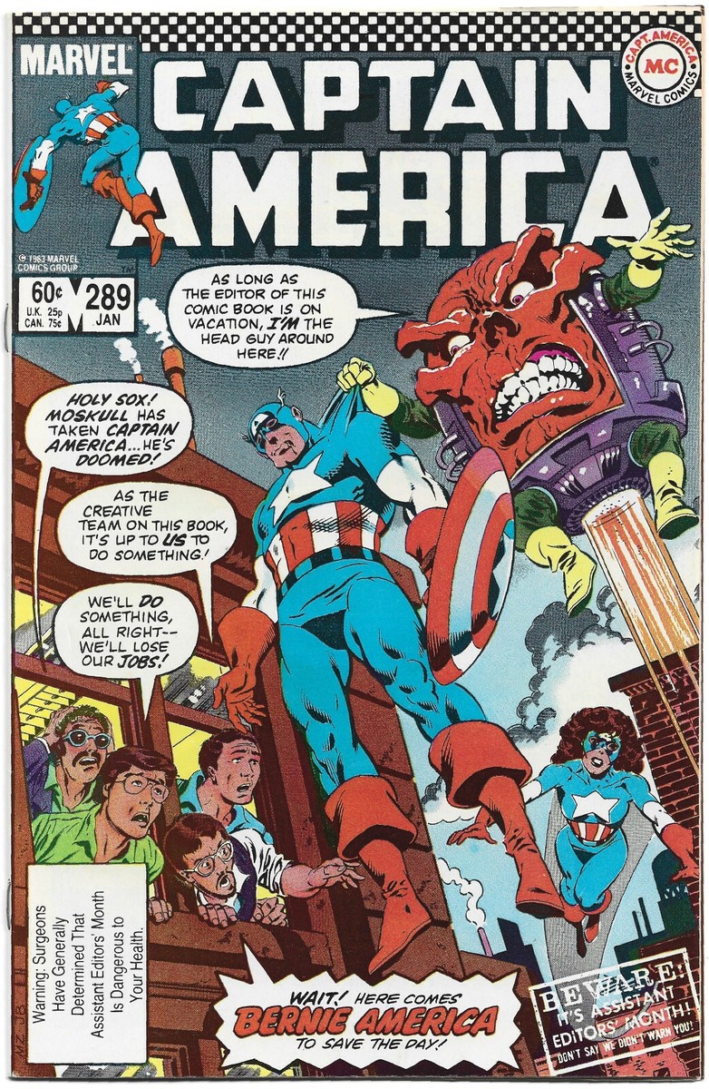 Marvel CAPTAIN AMERICA #289 Direct (Jan 1984) Mike Zeck J.M.