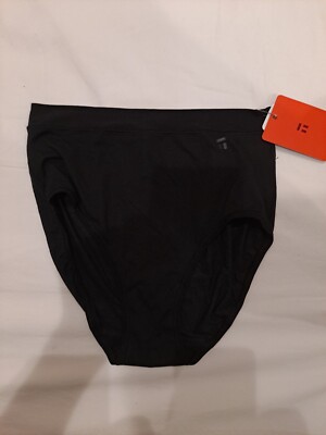 Tommy John Second Skin Black Silky Luxe Ladies Panties SZ Small