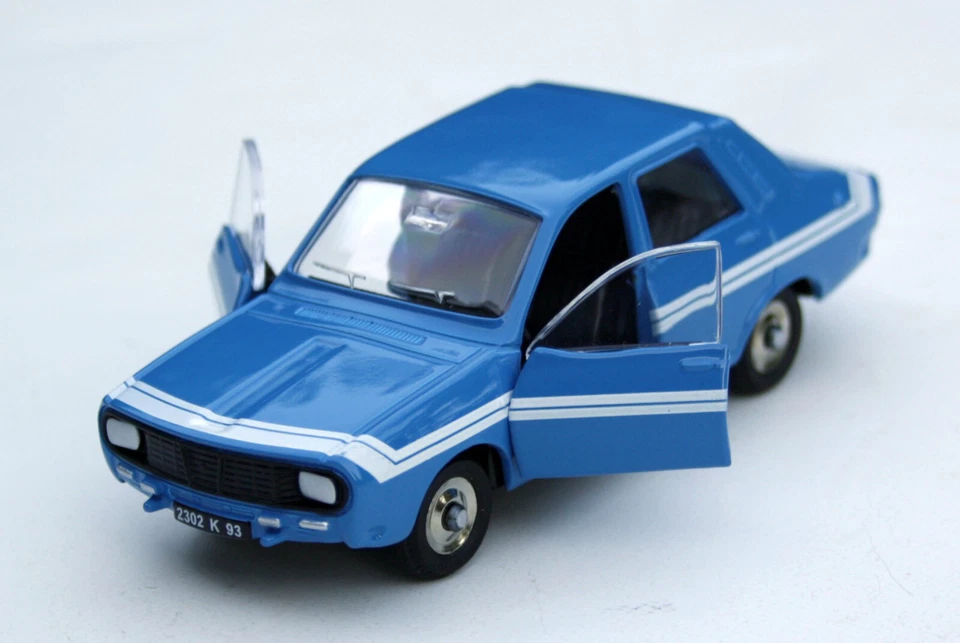 Renault 12 Gordini año 1971-1974, azul, DINKY Toys / modelo Atlas en M.1: 43 Foto 3 de 4