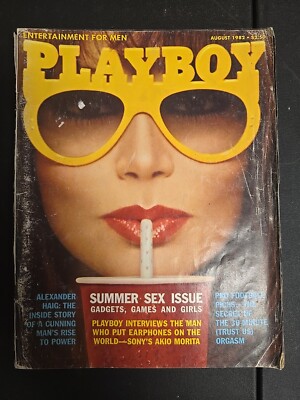 Playboy Magazine August 1982 Vicki McCarty Centerfold Vintage Adult