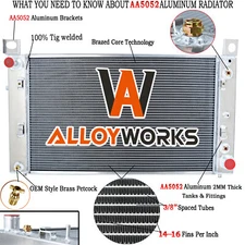 4 Row Radiator For Chevy Silverado 1500 2500 GMC Yukon/Sierra 1500 1999-2013