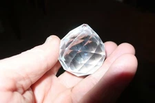 24-Faceted Glass Crystal Ball Prism Pendants Suncatcher Feng Shui 