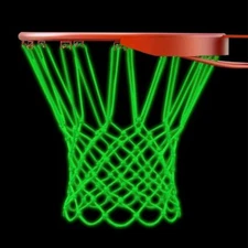 Glow Replacement Basketball Net Nylon All Weather Hoop Goal Standard Rim Outdoor