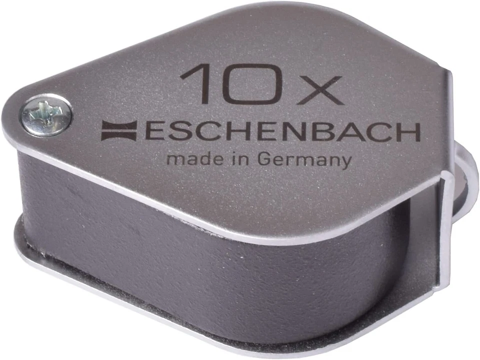ESCHENBACH Loupe folding metal magnifier magnification 10 times 1176-10 W / Trac - Image 2 of 4