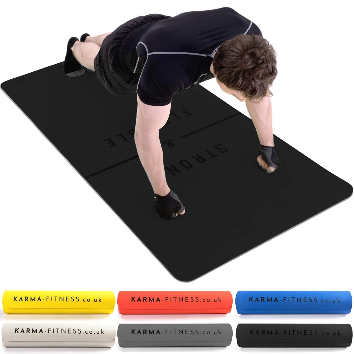 Large Exercise Mat – Extra Wide Extra Thick Yoga Mat (183cm x