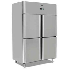 Commercial Stainless Steel Upright Deep Freezers 4 Solid Door 1400lt Brand New