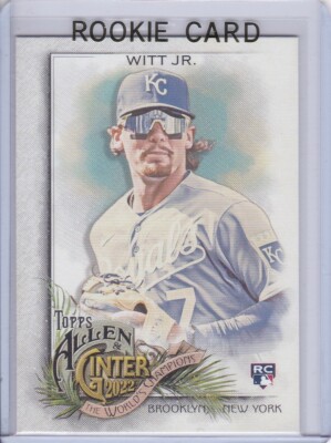 BOBBY WITT JR. ROOKIE CARD Kansas City Royals 2022 TOPPS ALLEN 