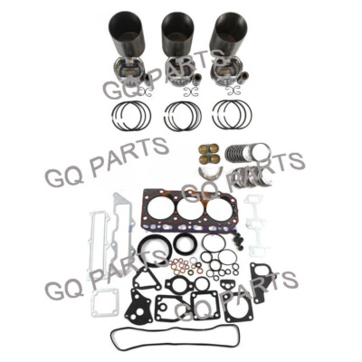 3TN82 Overhaul Rebuild Kit for Yanmar Engine FX215M FX215 FF225D F215 Tractor
