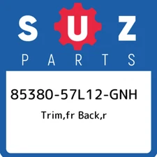85380-57L12-GNH Suzuki Trim,fr back,r 8538057L12GNH, New Genuine OEM Part