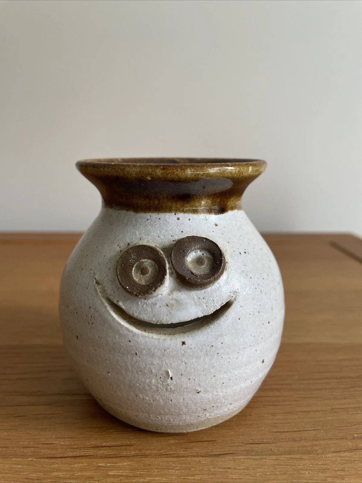 Vintage Syl Macro Studio Pottery Humorous Egg Separator