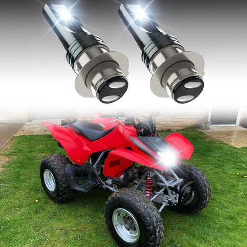 For Honda Sportrax TRX400EX 1999-2008 Pair 6000K White LED Headlights Bulbs Kit - Foto 1 di 13