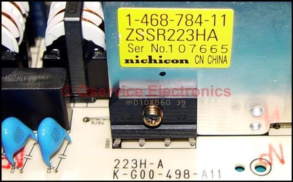 Conjunto de placa de potência amplificador Sony STR-DB2000 ZSSR223HA peça # 1-468-784-11 - Imagem 4 de 4