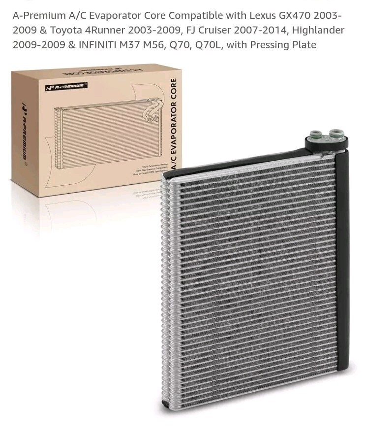 Front A/C AC Evaporator Core For Toyota FJ Cruiser Lexus GX470