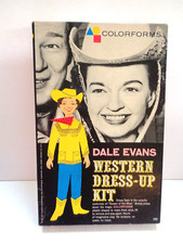 DALE EVANS WESTERN DRESS UP KIT BY COLORFORMS IN BOX VINTAGE 1959