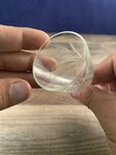 Small Etched Glass Cordial Glass Wheat Etching — photo 5