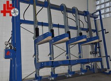 FEICHTNER MULTIPRESSE  Rahmen- Korpus- Verleimpresse RPZ 3000 VARIO mit Fahrwerk