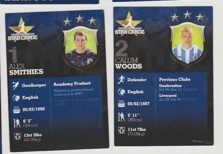 DANNY WARD HUDDERSFIELD TOWN STAR CARDZ 2012 13 No 11 eBay