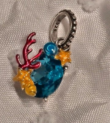 Unter dem Meer Sterlingsilber Charm & kostenloses Armband. Fun & Unusual