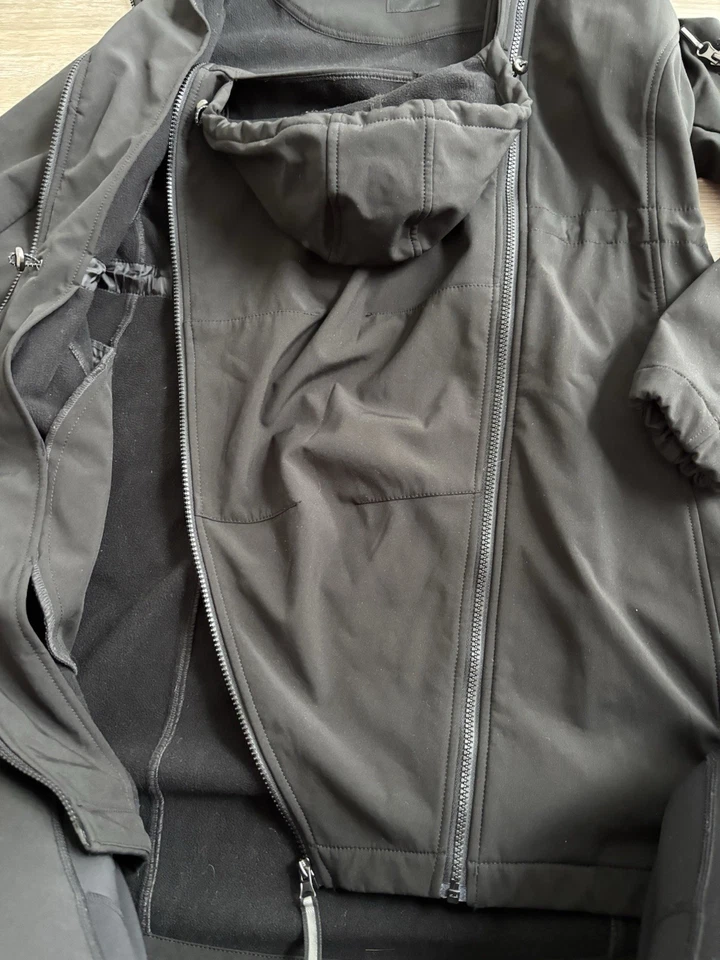 Softshelljacke Umstands-,Tragejacke Damen Gr. 34 schwarz - Bild 3 von 4