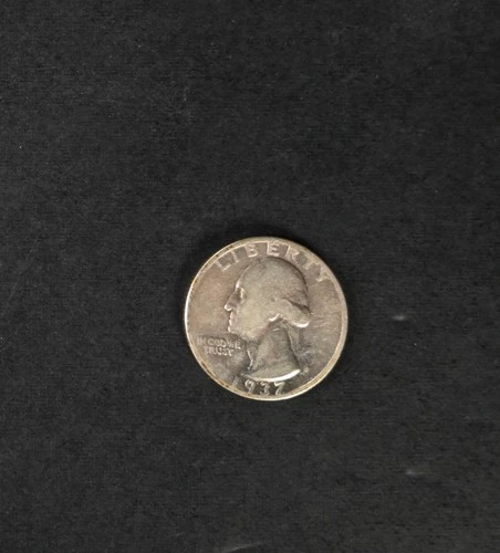 1937-S Fine Silver Quarter 25c Circulated Coin US Mint