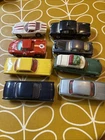 8 DINKY AND CORGI VERY WELL REPAINTED VINTAGE DIECAST VEHICLES