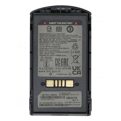 For Symbol MC32 MC32N0S BTRY-MC32-52MA-10 Scanner Battery BTRY-MC32-52MA-01 