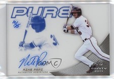 2014 Leaf Trinity Pure Auto Blue /25 Mike Papi #P-MP1 Auto 0s3