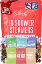 Cleverfy Shower Steamers Aromatherapy   Stocking 18 Count Pack of 1 