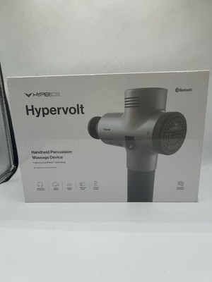 HyperIce-Hypervolt BT Bluetooth Percussion Massage Device-Silver (New Unopened)