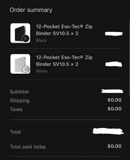 Vault X SV10.5 Binder - Black/White 12 Pocket, 480 Cards (Pre-Order/Sale)