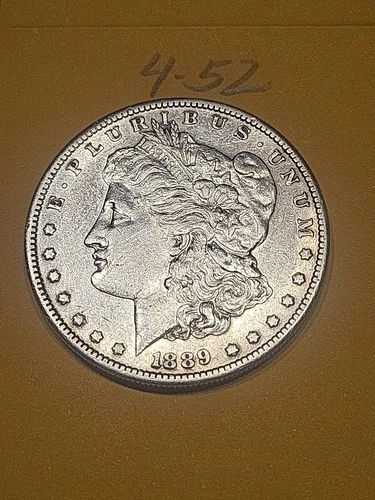 1889 S Morgan Dollar AU Cleaned Lot4-52