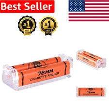 78mm Portable Cigarette Roller - Effortless Hand-Rolling Machine