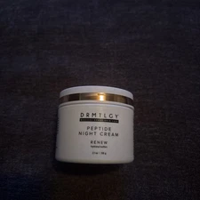 DRMTLGY Peptide Night  Cream Renew  2.1 oz New and Seal