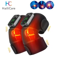 Smart Heated Vibration Knee Massager Electric Physiotherapy Pain Relief Machine