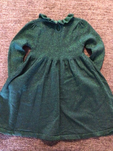 Little Girls Party Dress And Tights From M&S, Size 3-4 Years. New With Tags. - Picture 3 of 4