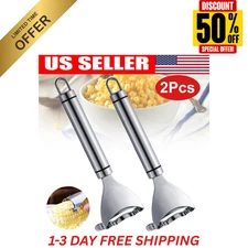2x Corn Cob Peeler Stainless Steel Thresher Stripper Remover Kitchen Cutter Tool