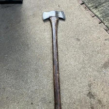 Vintage True Temper Flint Edge Kelly Works Double Bit Axe