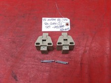 87-89 Mustang Hatchback Trunk Cargo Cover Clips Mount Bracket Set Pair Oem Tan 87-89 Mustang Hatchback Trunk Cargo Cover Clips Mount Bracket Set Pair Oem Tan