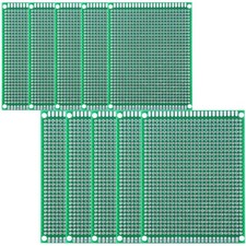 10 PCS Large PCB Prototype Boards 7x10cm  8x12cm Soldering Breadboard Kit