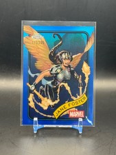 2025 Topps Chrome Marvel JANE FOSTER #90 Blue Refractor (117) /299 RAW