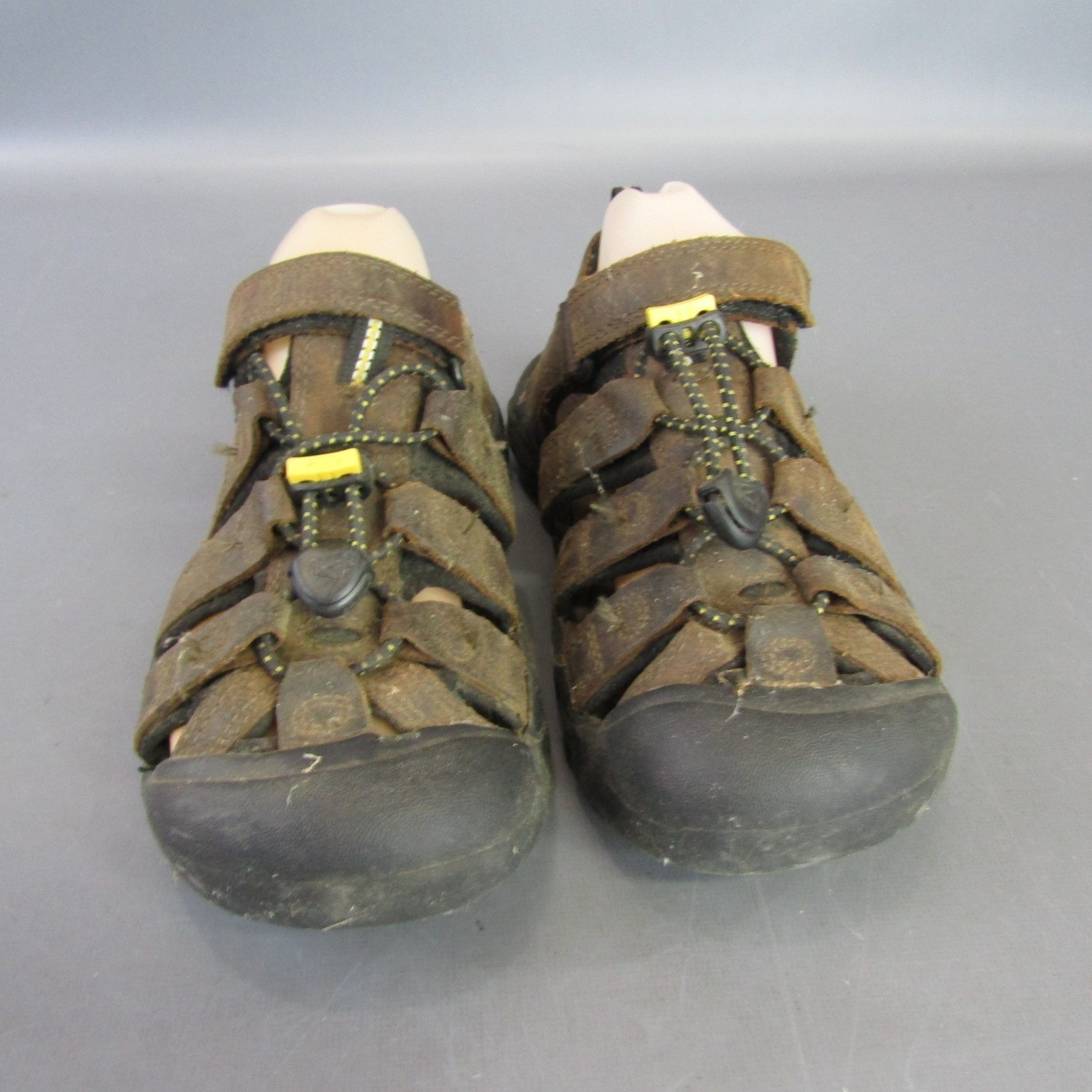 Keen Newport sandali impermeabili scarpe marroni cinturini comodi da passeggio bambini US 4