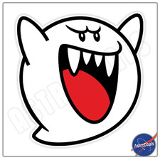 Super Mario Boo Ghost Halloween sticker window laptop bumper vinyl decal