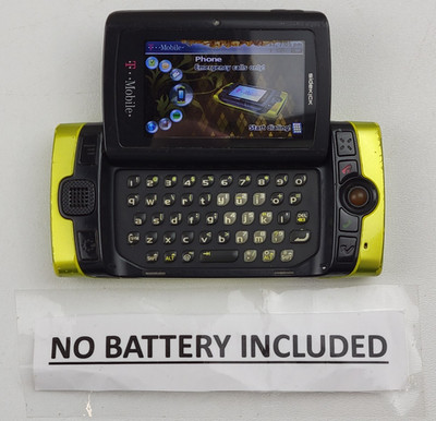 RETRO T-Mobile Sharp Sidekick 2008 (PV210) 2G Swivel Cell Phone - POOR CONDITION